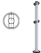 Oxgard Стойка ограждения i-образная(ВЗР 1996.02) - Oxgard Стойка ограждения i-образная(ВЗР 1996.02)