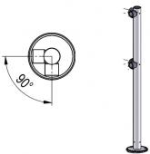 Oxgard Стойка ограждения L-образная(ВЗР 1996.03) - Oxgard Стойка ограждения L-образная(ВЗР 1996.03)