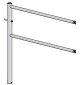 Oxgard Секция поворотная (Длина поручня L=1200)(ВЗР 1702.04) - Oxgard Секция поворотная (Длина поручня L=1200)(ВЗР 1702.04)